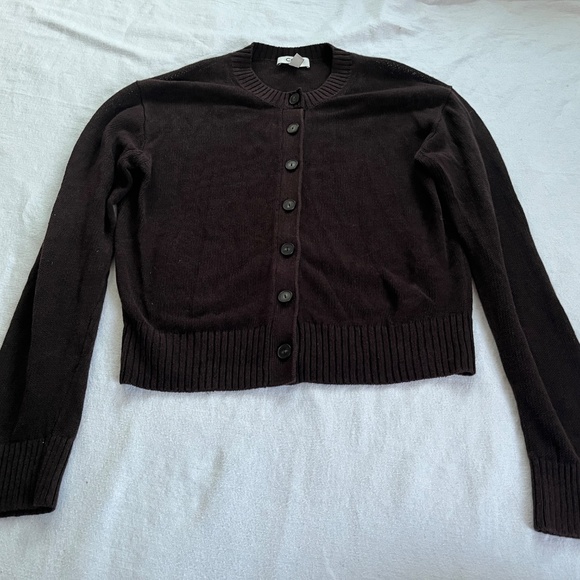 Deep Chocolate Brown Cardigan – S – Excellent Condition - Picture 2 of 6